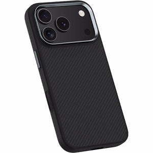 Benks Magnetic Armor Pro 600D kevlaro dėklas su metaliniu rėmeliu (C.K.FL.AP.BK.BA72), skirtas iPhone 18 Pro / 17 Pro, juodas