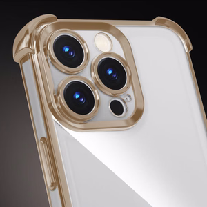 Anti Shock Chrome dėklas for Xiaomi Redmi Note 14 5G (Global) auksinis