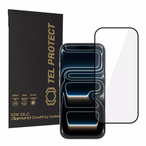 Tel Protect 10X HD DLC Diamond Coating grūdintas stiklas skirtas iPhone 17 Pro Max