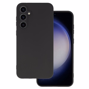 Matinis galinės dalies dėklas Samsung Galaxy S23 FE juodas