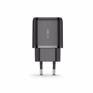 Tech-Protect C20W įkroviklis USB-C PD 20W / USB-A QC 3.0 - juodas