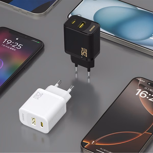 Dudao A26TCEU PD QC 25W GaN USB-A USB-C Wall Įkroviklis with USB-C Laidas - Juodas
