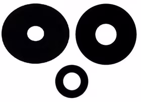 Xiaomi Redmi Note 12 Pro 5G kameros stikliukas Black (only lens 3pcs) ORG