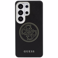 GUESS dėklas for SAMSUNG S26 Ultra GUHMS26L5PG4SRGK (Perforated Logo MagSafe) juodas