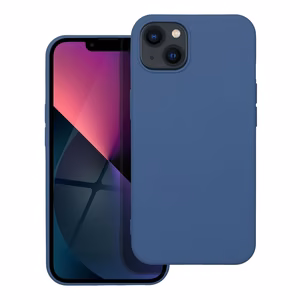 Чехол для iPhone 13 Silicone синий