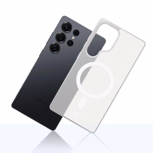 3mk Smoke MagCase skirtas Samsung Galaxy S25 Ultra baltas-permatomas