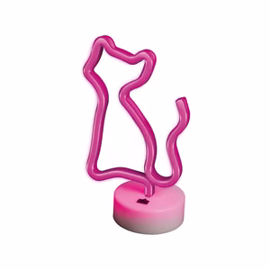 Neon LED on a stovas CAT rožinis FSNE02 Forever Light