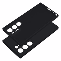 Silikoninis dėklas telefonui Samsung S24 Ultra juodas