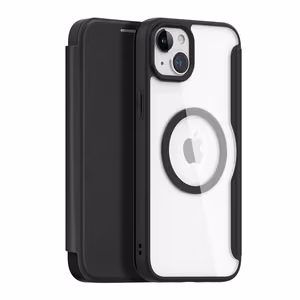 Чехол-кошелек DUX DUCIS SKIN X PRO совместимый с MagSafe для IPHONE 15 Plus черный