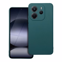 Matinis dėklas telefonui XIAOMI Redmi Note 14 4G (GLOBAL - 164,84mm x 78,15mm x 8,16mm) tamsiai žalias