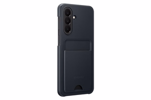 Juodas „Samsung OA276TBE“ dėklas su kortelės skyreliu, skirtas „Galaxy A27 5G“