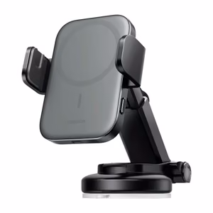 Car Holder Joyroom "Electric Holder" Black (15W / Magsafe Compatible) (Magnetic / Sticky Pad)