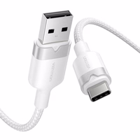 USB 2.0 A į USB-C 3A kabelis Vention CTNWF 1M (baltas)