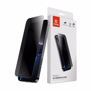 Crong Privacy 3D Armor Glass grūdintas privatumo ekrano stiklas, skirtas iPhone 16 / 15