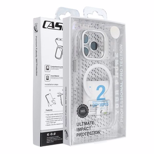 Dėklas LENS MAG COVER suderinamas su MagSafe skirtas IPHONE 15 PRO MAX baltas