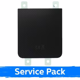 Galinis dangtelis suderinamas su Samsung F741 Z Flip6 / Crafted juodas / (Service Pack)