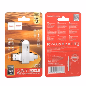 HOCO atmintukas USB A + Type C UD10 128GB USB3.0