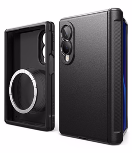Ringke Onyx Flap dėklas, skirtas Samsung Galaxy Z Fold 8, suderinamas su MagSafe – juodas