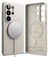 Ringke Silikoninis MagSafe Dėklas for Samsung Galaxy S26 Ultra - smėlinis