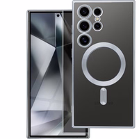 ELECTRO MAG COVER dėklas telefonui su MagSafe SAMSUNG S26 Pro sidabro spalvos