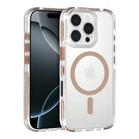 Apsauginis stiklas Tel Protect Strap Clear Case Iphone 17 Pro - auksinis