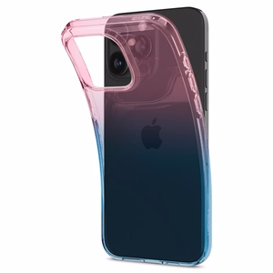 Spigen Liquid Crystal dėklas telefonui iPhone 15 Pro - rožinis/mėlynas