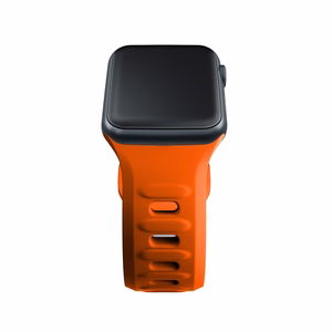 38/40/41/42 mm Orange (small) - 3mk Silicone Watch Strap for Apple