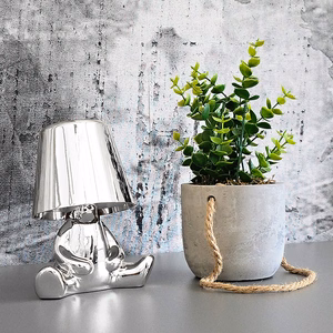 Naktinė lempa Silver Man dizainas B