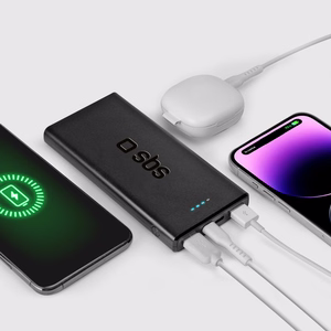 Išorinė baterija SBS TTBB10000FASTPD20K 10000 mAh 20W su Power Delivery - juoda