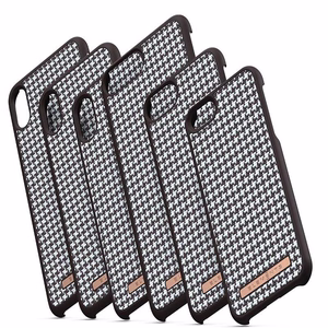 Nordic Elements Saeson Idun Pattern 2 dėklas, skirtas iPhone XS Max, tamsiai rudas