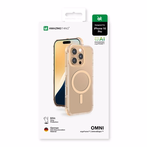 AmazingThing Omni Mag dėklas iPhone 16 Pro - rožinis auksas