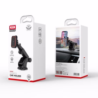 XO automobilinis laikiklis C83 magnetas juodas su siurbtuku