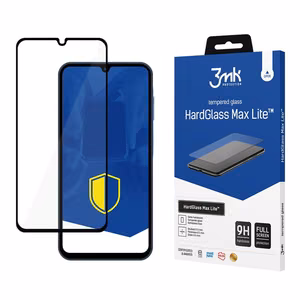 3mk HardGlass Max Lite grūdintas apsauginis ekrano stiklas, skirtas Samsung Galaxy A15 5G, juodas