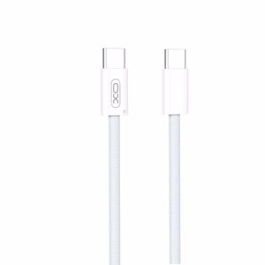 XO kabelis NB-Q260B PD USB-C - USB-C 1,5 m baltas 60 W