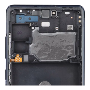 Rinkinys LCD ekranas SAMSUNG S20 FE 4G 5G GH82-24219A mėlynas