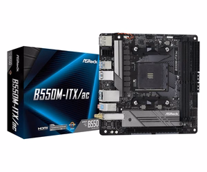 Asrock B550M-ITX/ac pagrindinė plokštė Socket AM4 mini ITX AMD B550