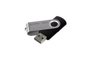 Goodram UTS2 USB atmintukas 32 GB USB A tipo 2.0 Juoda, Sidabras
