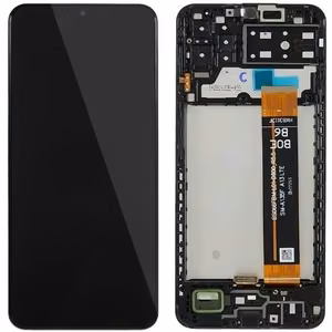 LCD ekranas Samsung A135 A13 4G 2022 su jutikliniu ekranu ir rėmeliu juodas originalus
