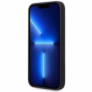 BMW Silikoninis Metalinis Logotipas Dėklas iPhone 14 - Juodas