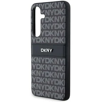 DKNY odinis Mono Stripe ir Metal Logo dėklas telefonui Samsung Galaxy S24 - juodas