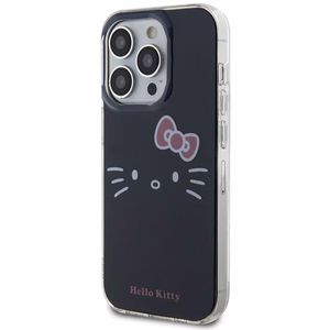Hello Kitty IML Kitty Face dėklas telefonui iPhone 14 Pro Max - juoda