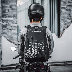 Rockbros H36 рюкзак с держателем для шлема 14.5L - черный