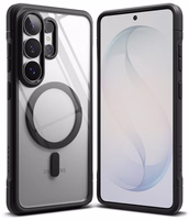 Ringke Fusion Bold Magnetic MagSafe Dėklas for Samsung Galaxy S26 Ultra - Clear juodas