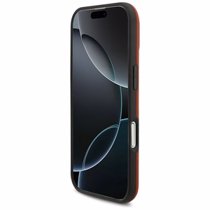 BMW M FW metalinis logotipas MagSafe dėklas iPhone 17 - Raudonas
