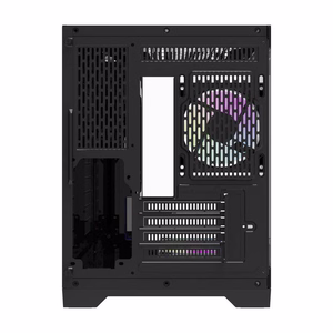 Darflash FT418 kompiuterio korpusas + 6 aRGB ventiliatoriai (juodas)