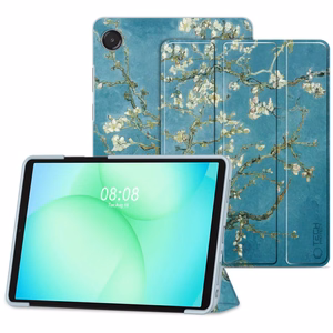 TechProtect SmartCase deklas Samsung Galaxy Tab A9+ / A11+ Plus 11.0 X210 / X215 / X216 / X230 / X235 / X236 - Melynas ir baltas