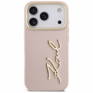 Karl Lagerfeld Karl Script Logo чехол iPhone 17 Pro - розовый