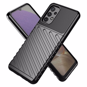 Thunder Case lankstus tvirtas tvirtas dėklas TPU dėklas telefonui Samsung Galaxy A72 4G mėlynas