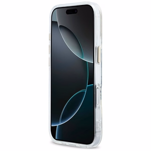 Karl Lagerfeld IML KL Script Logo MagSafe Dėklas for iPhone 17 - skaidrus