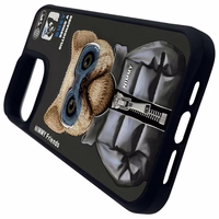 NIMMY dėklas COOL&CUTE 2.0 Šuo IPHONE 15 Pro juodas